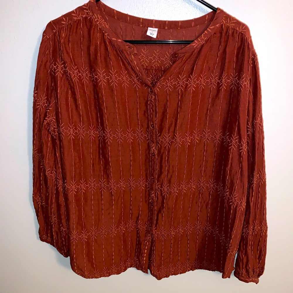 Embroidery shirt form Old Navy. Worn once, price negotiable